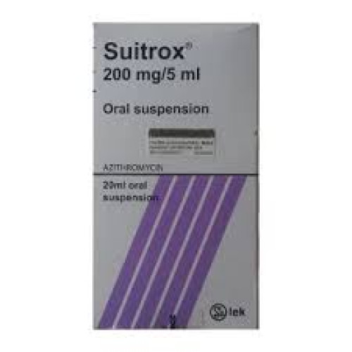 Suitrox Suspension 200mg/5ml Azithromycin